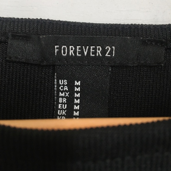 Black Ribbed Cocktail Dress - Picture 2 of 3